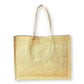 Handmakers Natural Jute Bag with black for Corporate Gifts, Return gift,