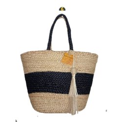 Women Handmade natural Handbag with Multicolor