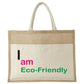 Natural Jute Cloth Handbag With Eco-Friendly (Set of 2)