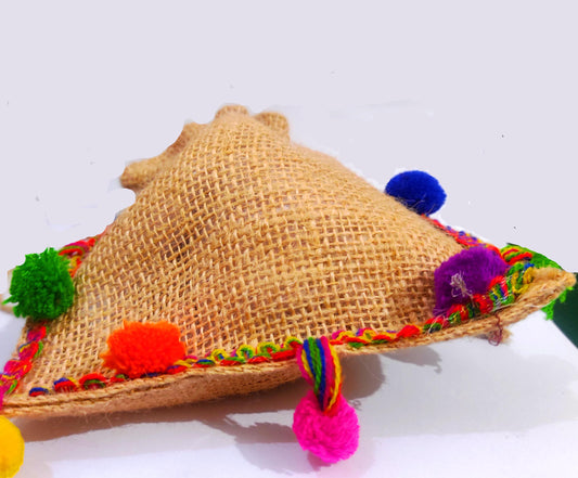 Handmakers Designer Jute Potli Bag
