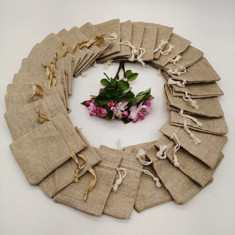 Handmakers Plain Jute Potli Bag
