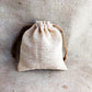 Handmakers White Jute Potli Bag