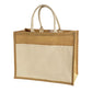 Natural Jute Cloth Handbag With Organic (Set of 2)