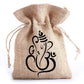 Lord Ganesha Printed Jute Bag