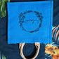 Handmakers Pack of 10 Multicolored Transparent Jute Bag with Love Printed ,Large Size Jute Gift bag for return gift 13x12x6 inch