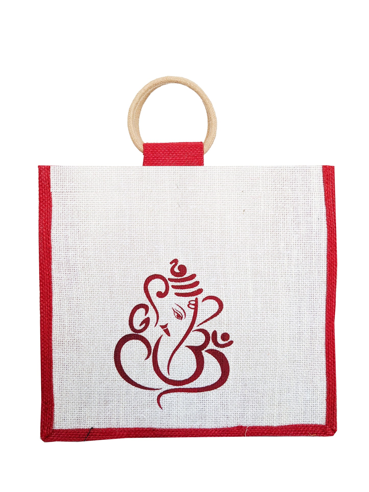 Elegant Jute Wedding Favor Bags with Red Color Personalized Jute Bags for a Memorable Wedding Celebration