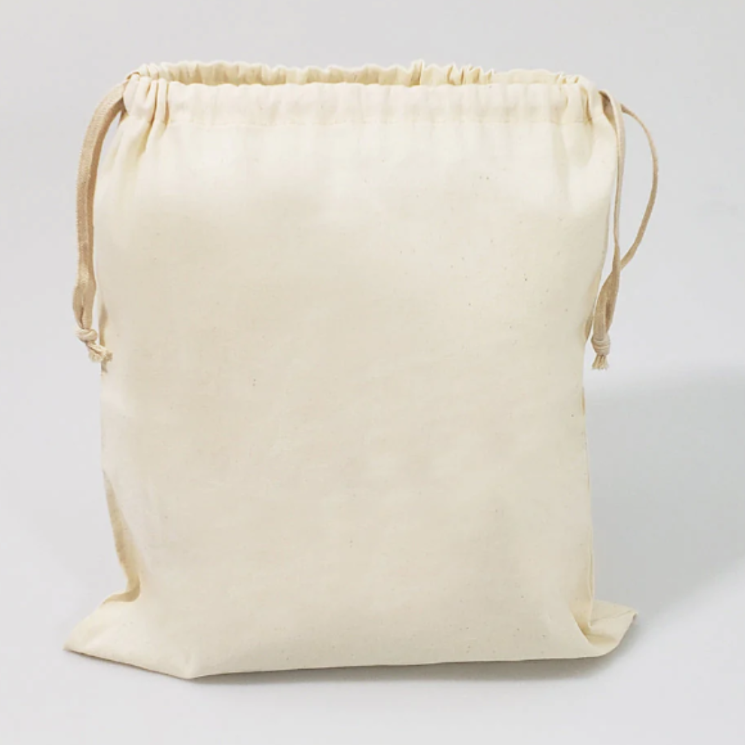 White Drawstring Bags