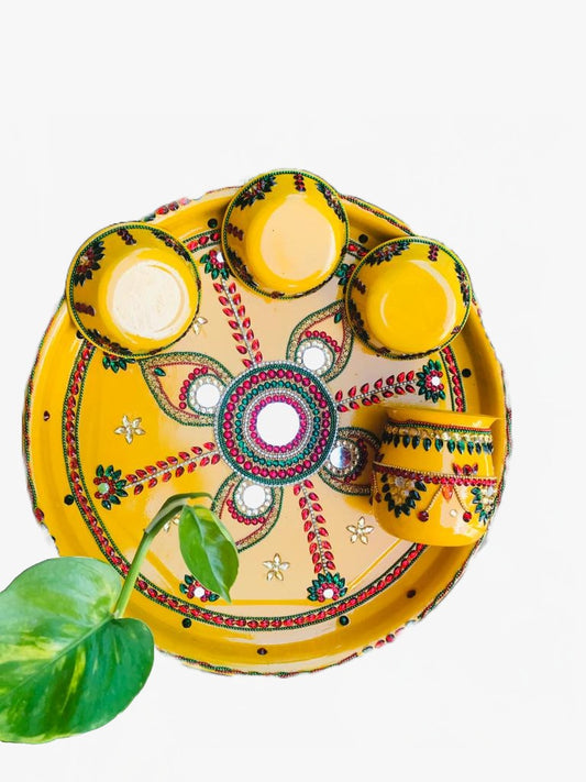 Handmakers decorative thali | Pooja thali