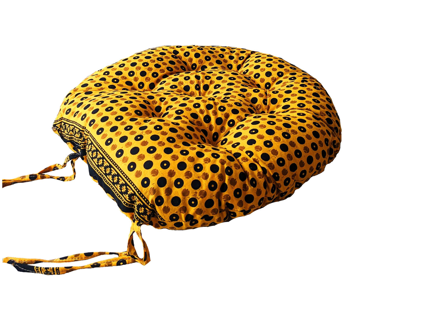 yellow seat cushion