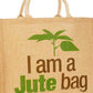 Natural Jute bag with print design (Set of 2)