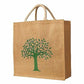 Natural Handmade Pure Jute Handbag With tree Design (Set of 2)