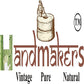 Handmakers!Black and  beige with black border rectangal carpet runner